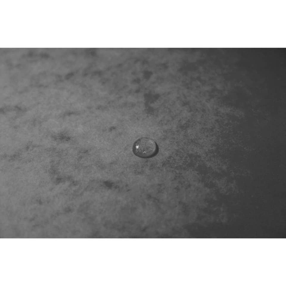 drop, water drop, glass bead, round, on gray surface