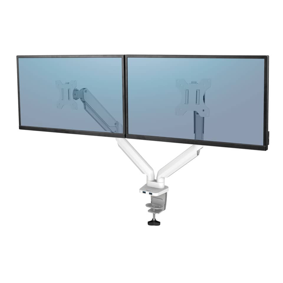 Monitor-Arme, Dual-Monitor, Schreibtisch-Halterung, Klemmbasis, Verstellbare Höhe