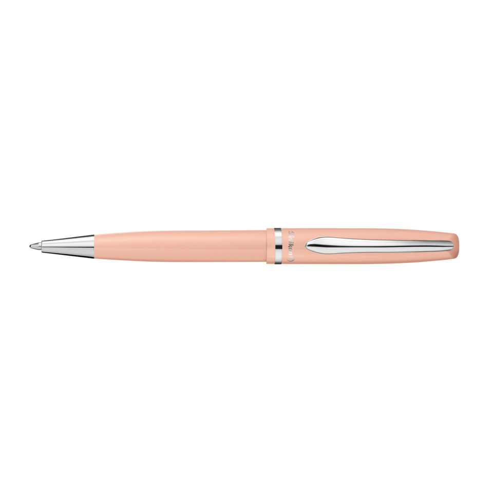 Kugelschreiber, rosa, Metallspitze, Kappe, Farbton_Rosa, Kugelschreiber, Schreibgerät, Perlmuttfarbig, Gehäuse Kunststoff, Chromclip