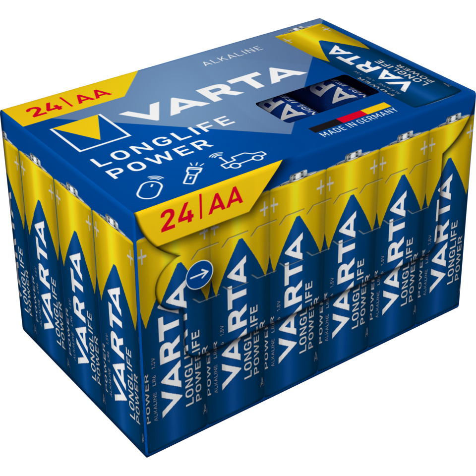 Batterie, AA, Alkaline, 24erPack, Power