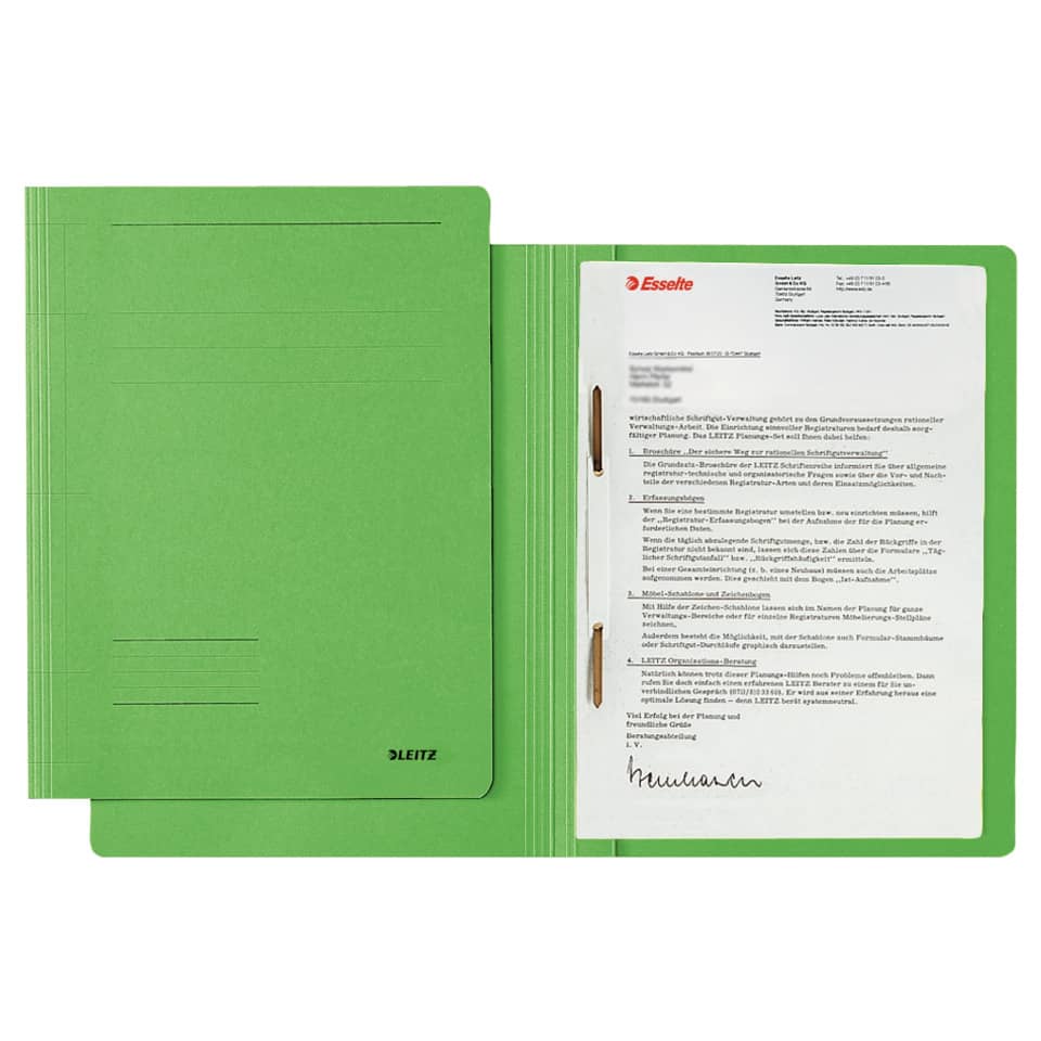 Notizbuch, Grünes Heft, LOKZettel, Einbandfarbe grün, Leitz
