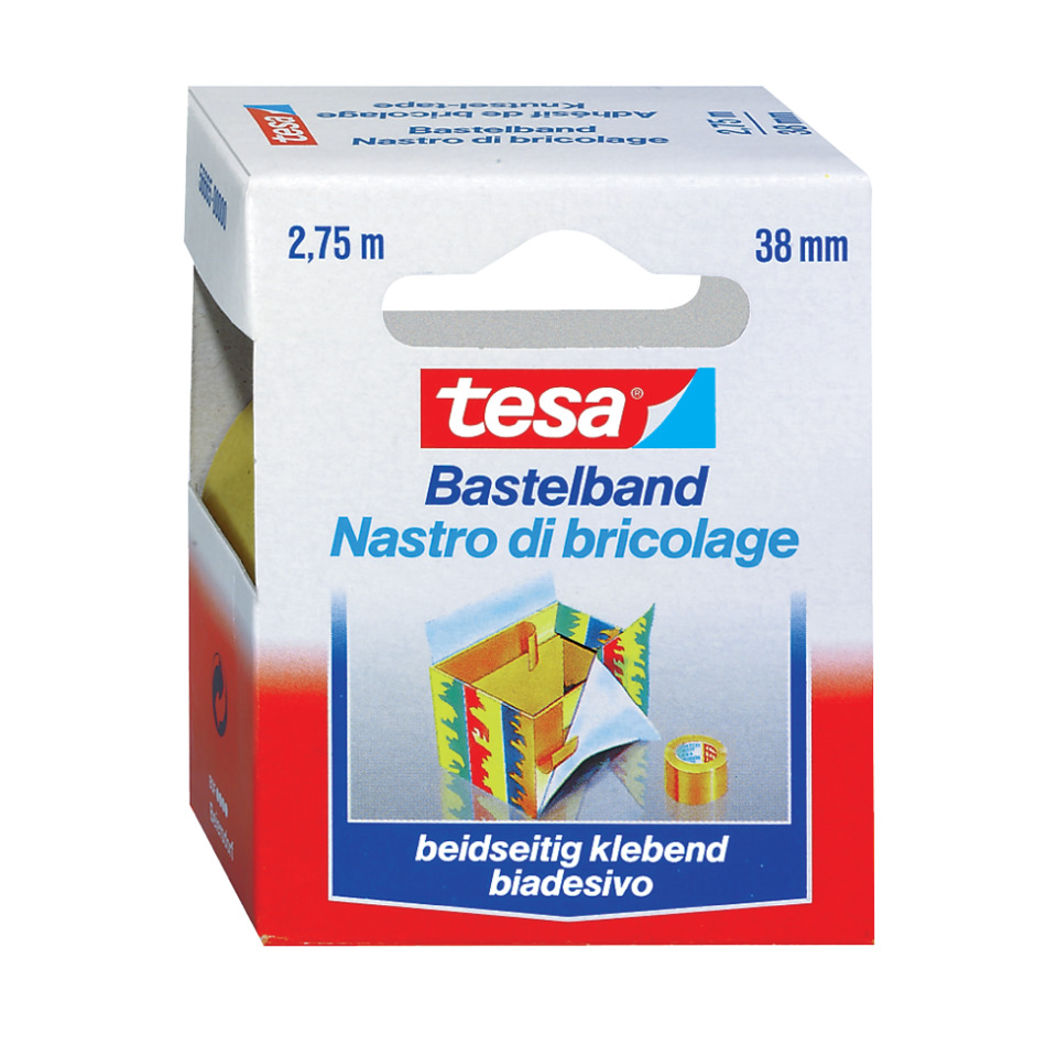 Bastelband, Masking Tape, Klebeband, 2,75 m, 38 mm