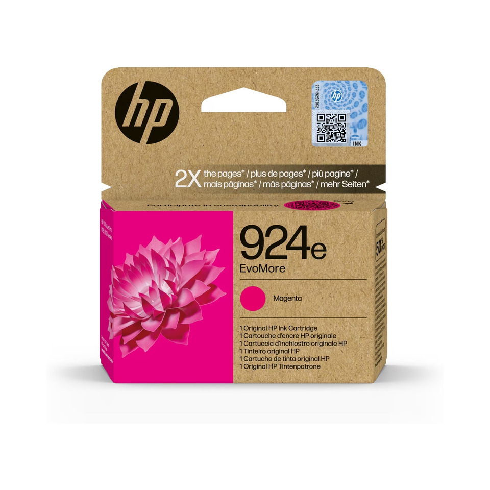 Tintenpatrone, HP Tintenpatrone, Magenta, 924e, EvoMore