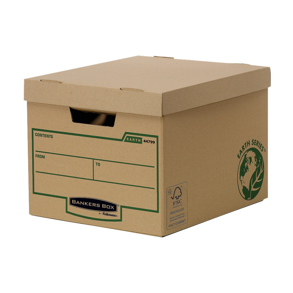 Kartonbox, Umweltfreundlich, Earth Series, Bankers Box, Umzugskarton