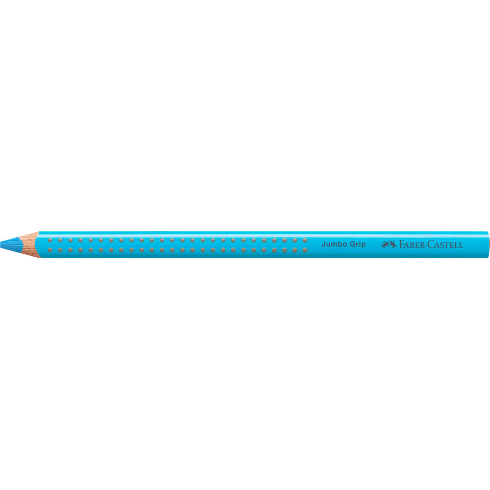 Bleistift, Jumbo-Griff, Holzbleistift, hellblau, Punktraster