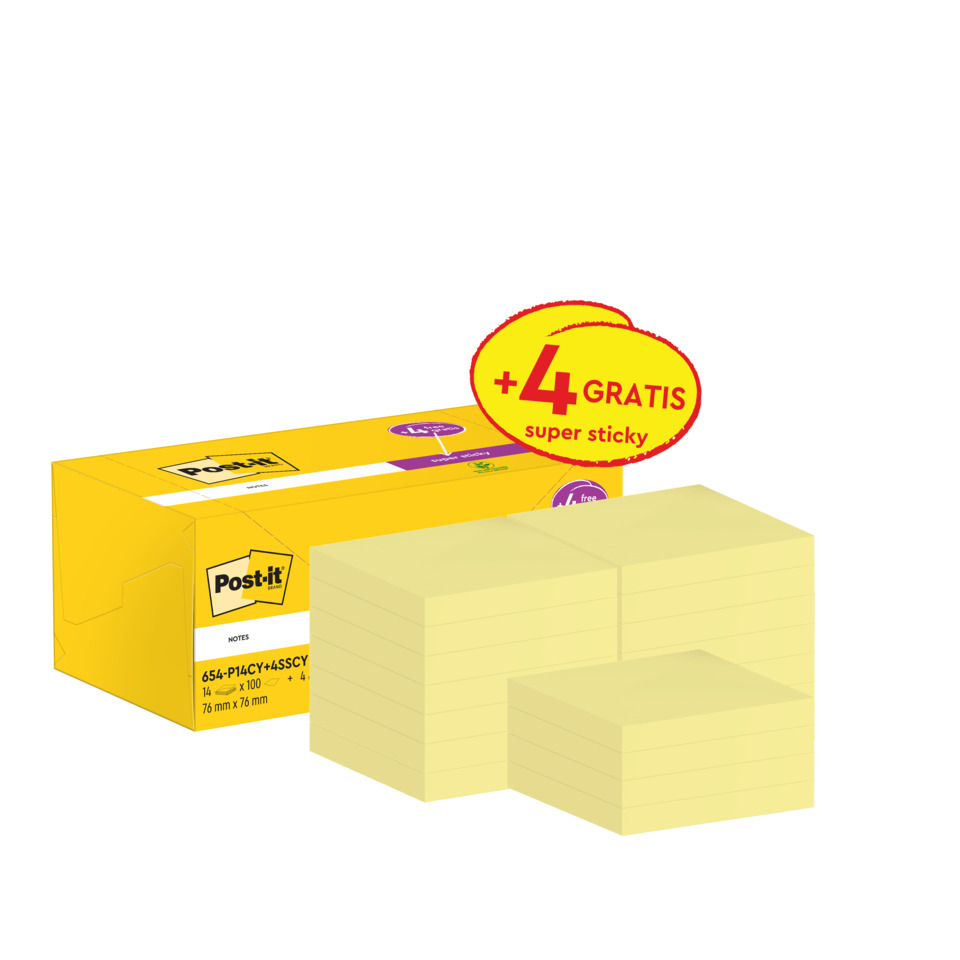 Post-it, Notizblöcke, Klebezettel, Klebezettel-Block, Sticky Notes