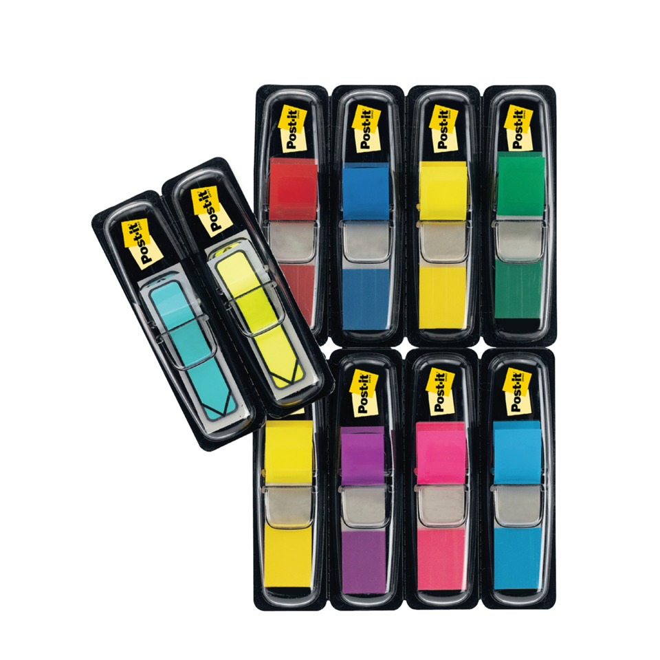 Post-it, Notizstifte, Klebeband, Marker, Haftnotizen