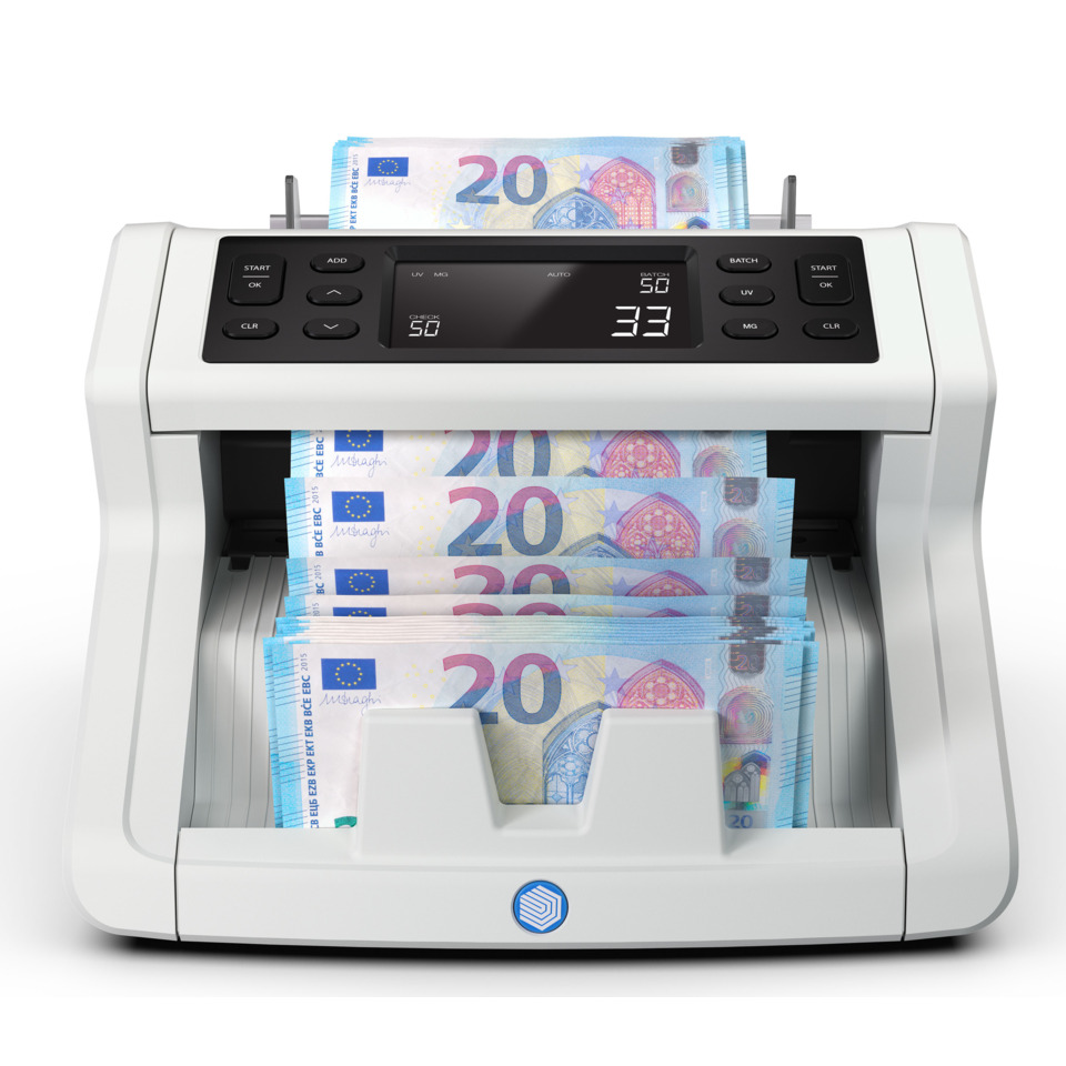 Geldschein-Scanner, Geldzähler, EU-Banknoten, Euro-Schein, Kassenscanner