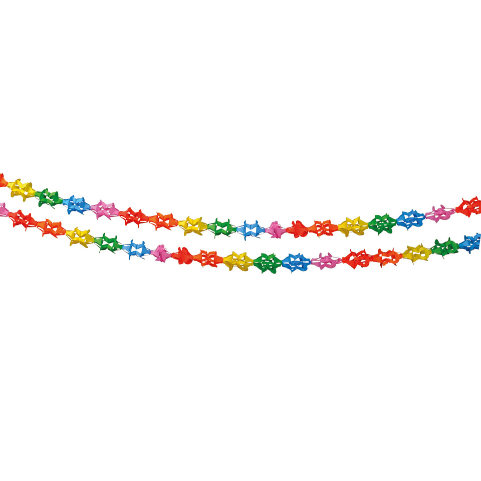 Kette, Girlande, Bunt, Kunststoff, Dekoration