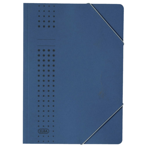 Eckspanner A4 dunkelblau   33470DB ELBA 400010108