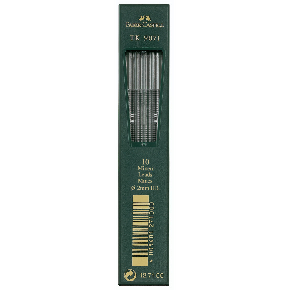 Dartspitzen, HB-Minen, 2mm HB, 10 Minen, Faber-Castell