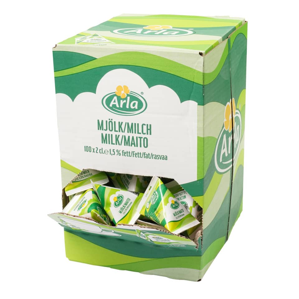 Milchbox, Milchbeutel, Trinkmilch, Kartonverpackung, Arla