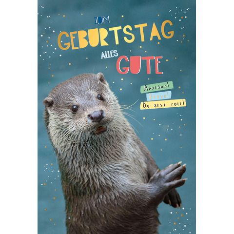 Geburtstagskarte geprägt SKORPION 51-10652