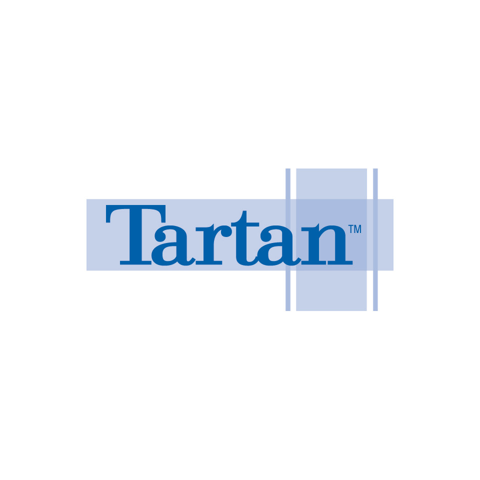 Tartan Logo, blauer Text, Grafikdesign, Markenzeichen, Rechtecke