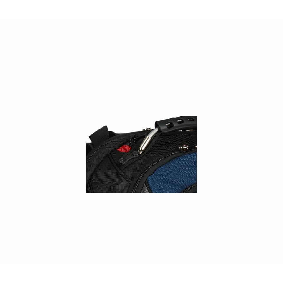 Reißverschluss, Klettverschluss, Rucksack, Schwarz, Blau