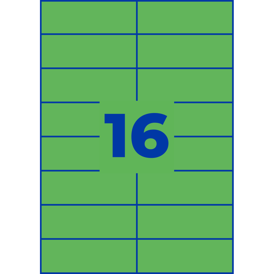 poster, grid, green, nummer 16, layout