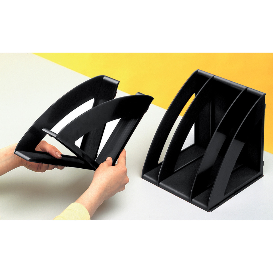 Halter, Organizer, Schreibtisch-Organizer, Kunststoff, Schwarz