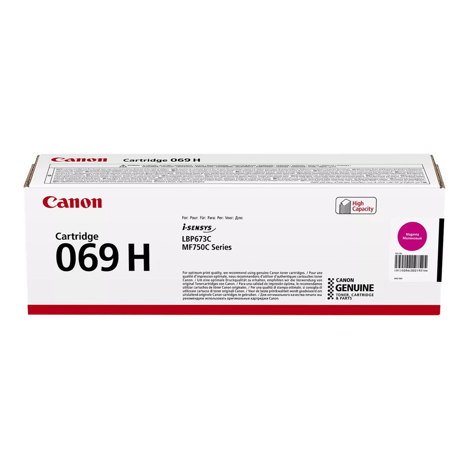 Canon cartridge, 069 H, Tintenpatrone, Magenta?, MF750C Series