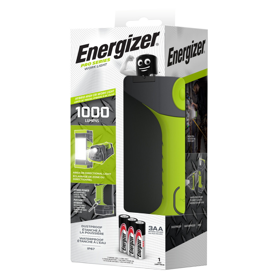 Taschenlampe, LED, Hybrid, 1000 Lumen, Dichtung IP67