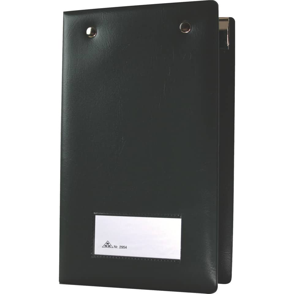 notebook, Folio, schwarz, Leder, Mäppchen