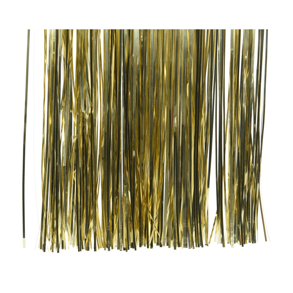 Goldfolie, Streamers, Girlanden, Dekoration, Partygarnitur