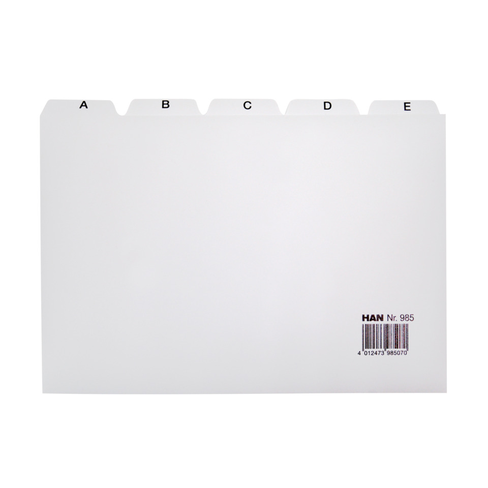 Kontoblock, Tabblätter, A5 Umschlag, Weiß, Barcode