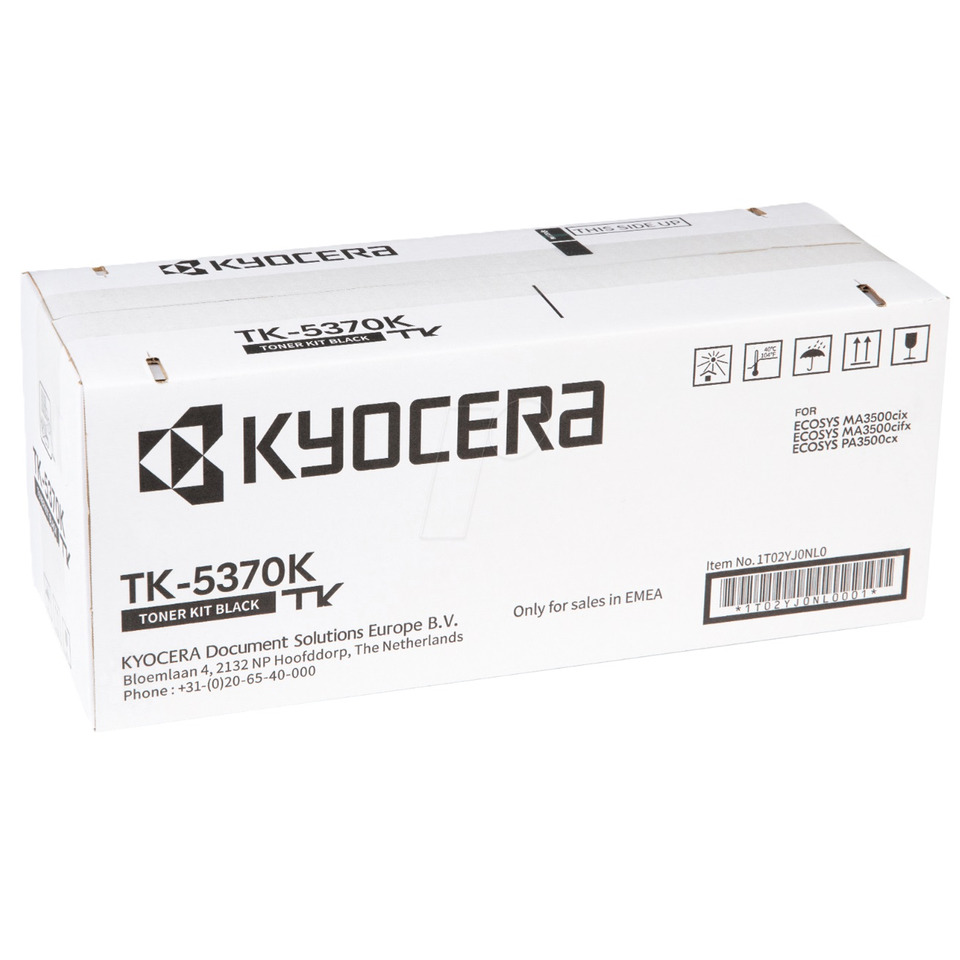toner, TK-5370K, schwarz, Verpackung, Kyocera