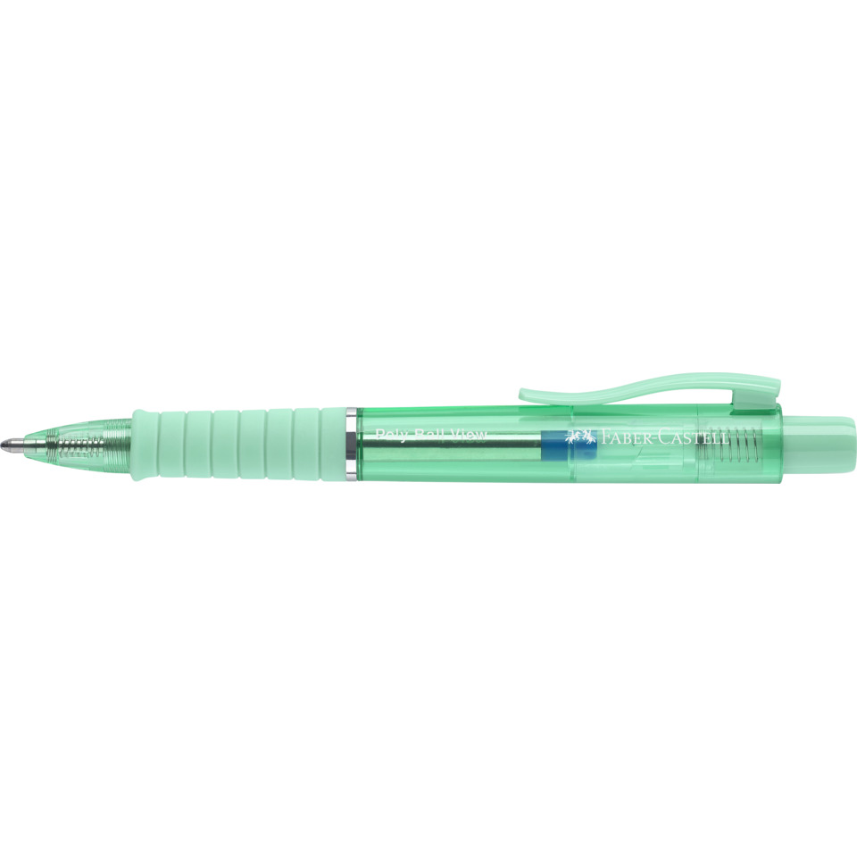 Kugelschreiber, Tintenstift, Grün, Transparenter Körper, Clip