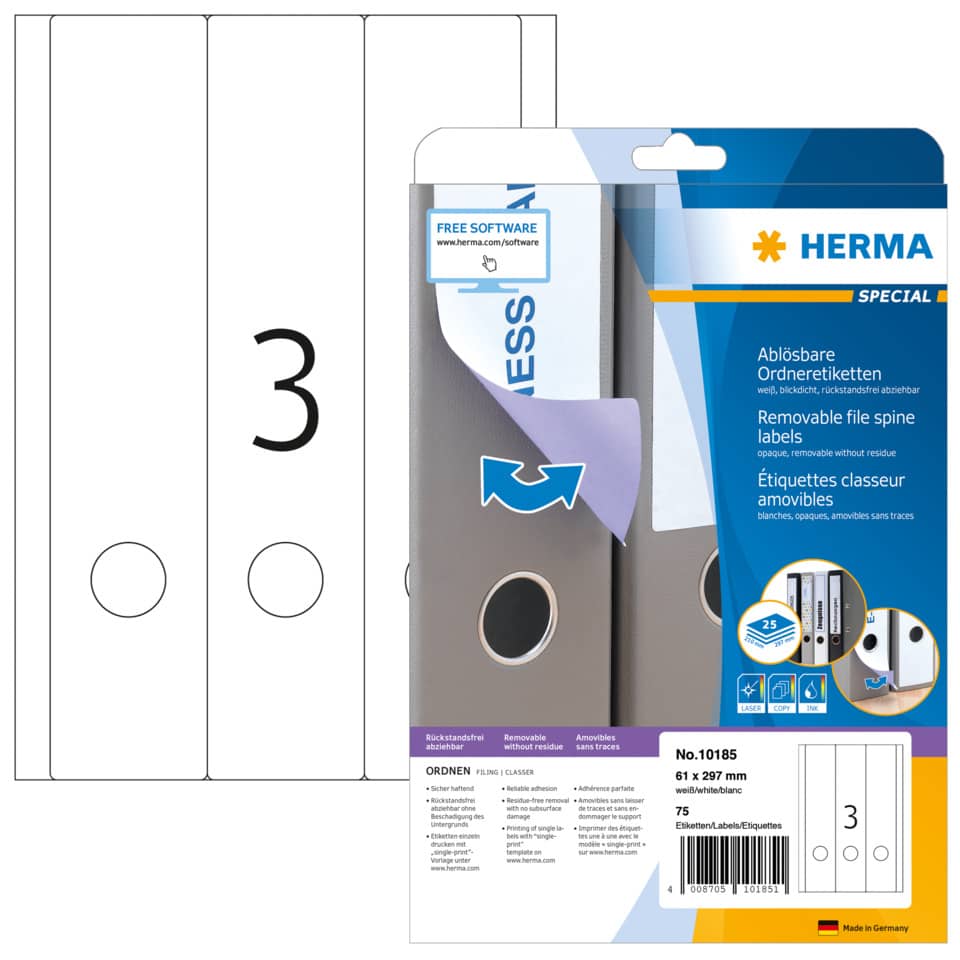 Ordner, Dateiordner, Etiketten, Klebemarke, Spine labels