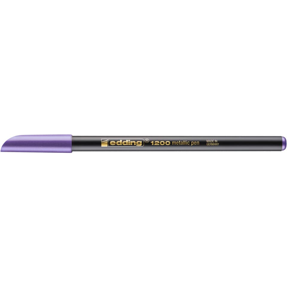 metallischer Stift, Kugelschreiber, lila Farbe, 1200, Made in Germany