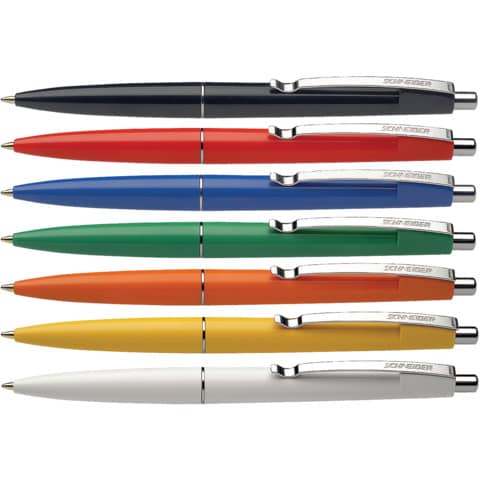Kugelschreiber Office, Druckmechanik, M, blau, Farbe des Schaftes: sortiert SCHNEIDER SN132900