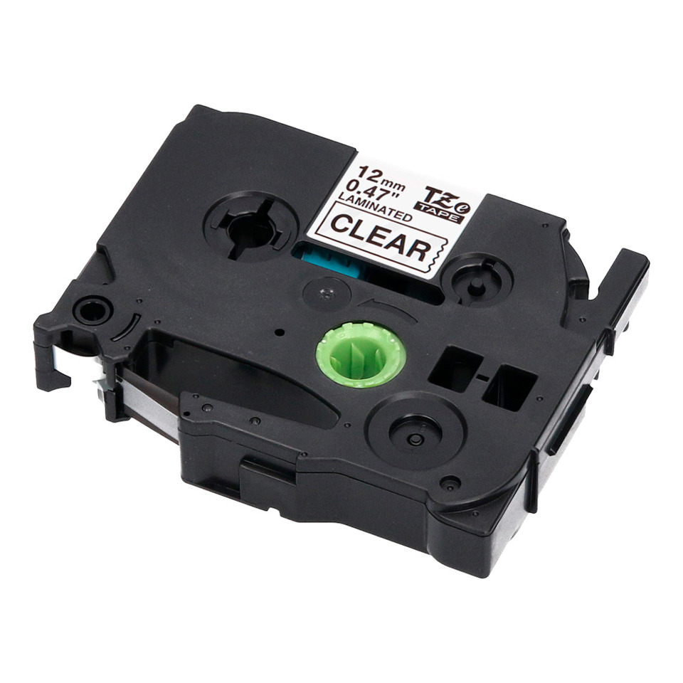 Kassette, TZe Tape, Laminiert, CLEAR, Abdeckung