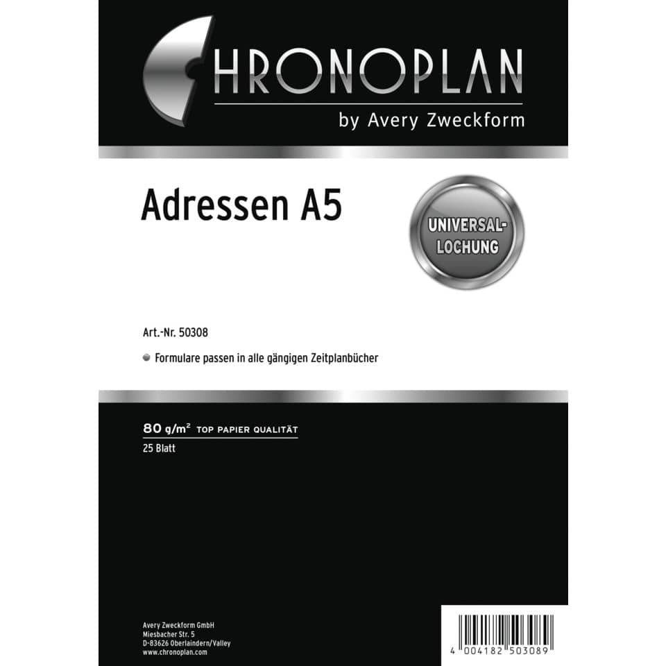 A5, Formulare, Zeitplanbuch, 80 g/m², Papier