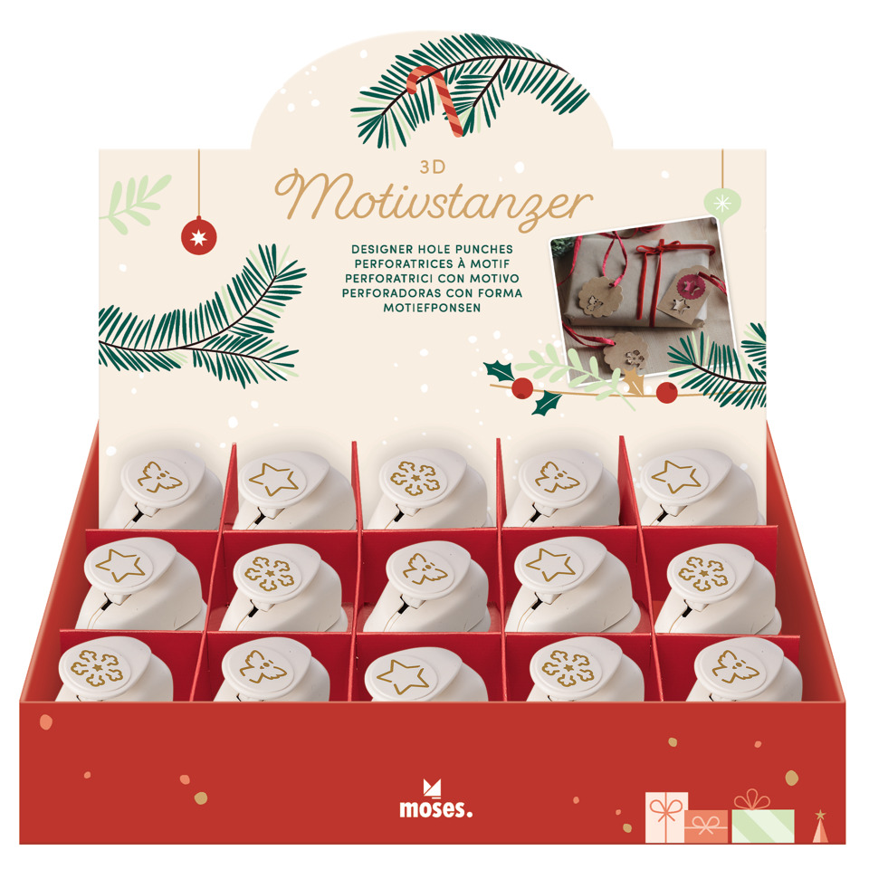 3D, Keksstempel, Weihnachtsstempel, Stempelset, Holzstempel