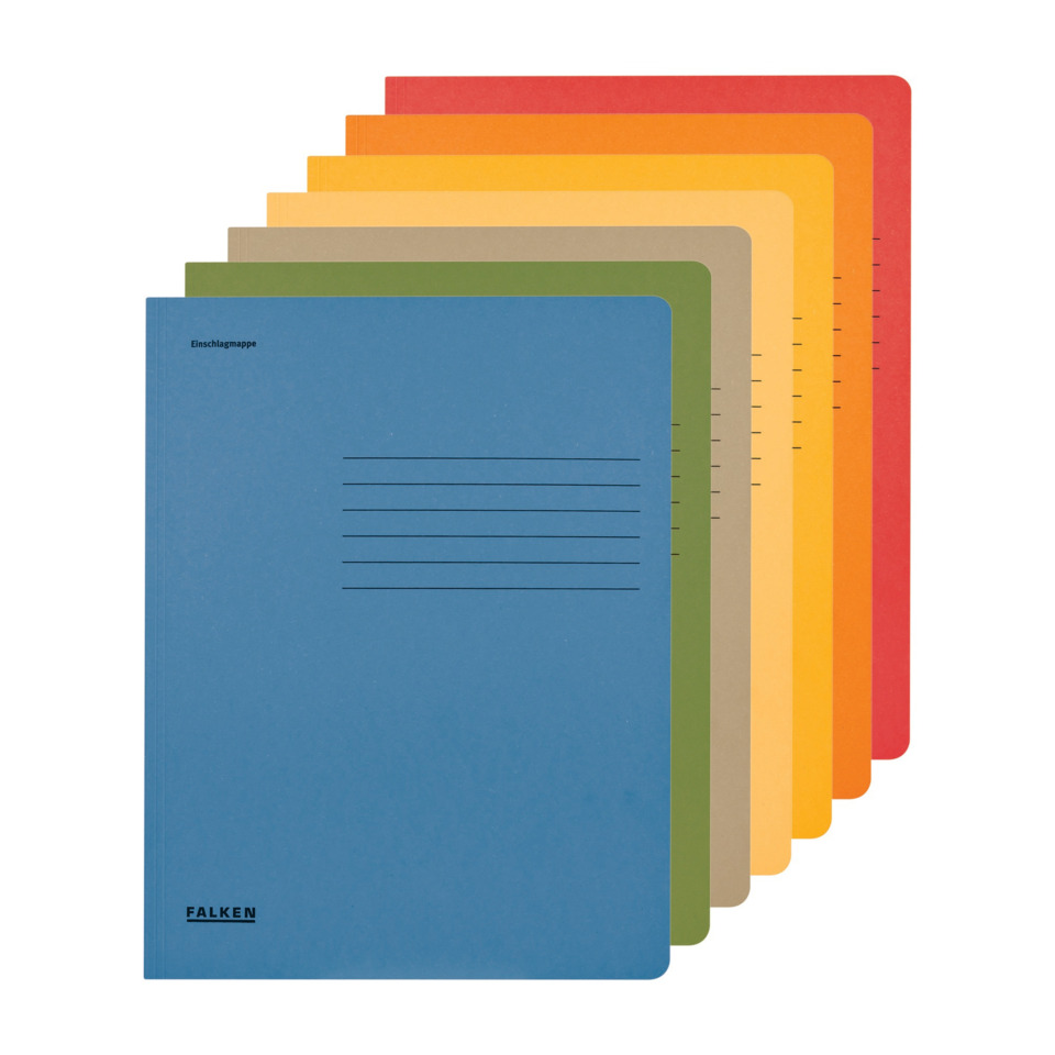 Ordner, Hefter, Multicolor, A4-Format, Mappen-Set