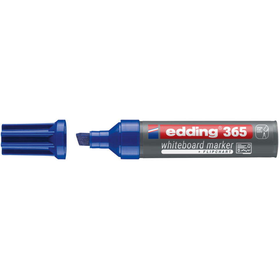 Whiteboard-Marker, Blue marker, Marker-Spitze, Flipchart-Marker, Edding 365