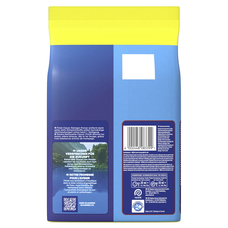 reinigers-pulver, waschmittel, flasche, pulver-form, blau-gelb-verpackung