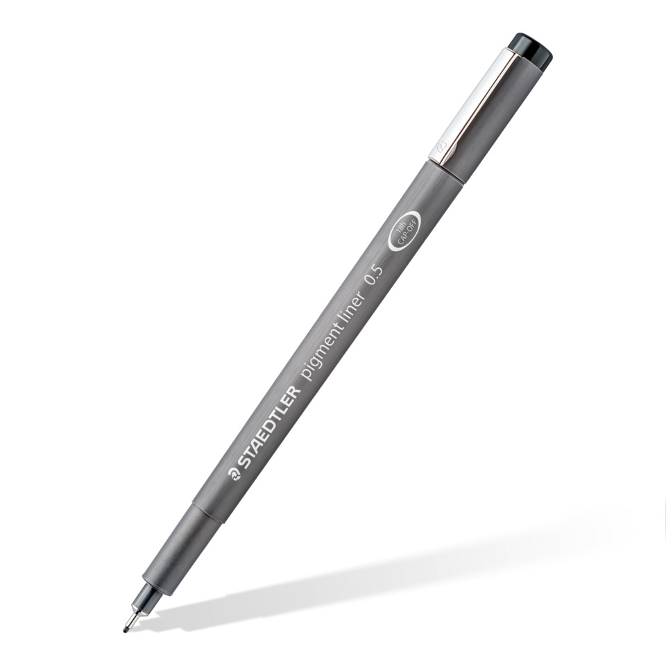 Bleistift, Grafikstift, Technischer Stift, 0.5 mm Spitze, Pigmentliner