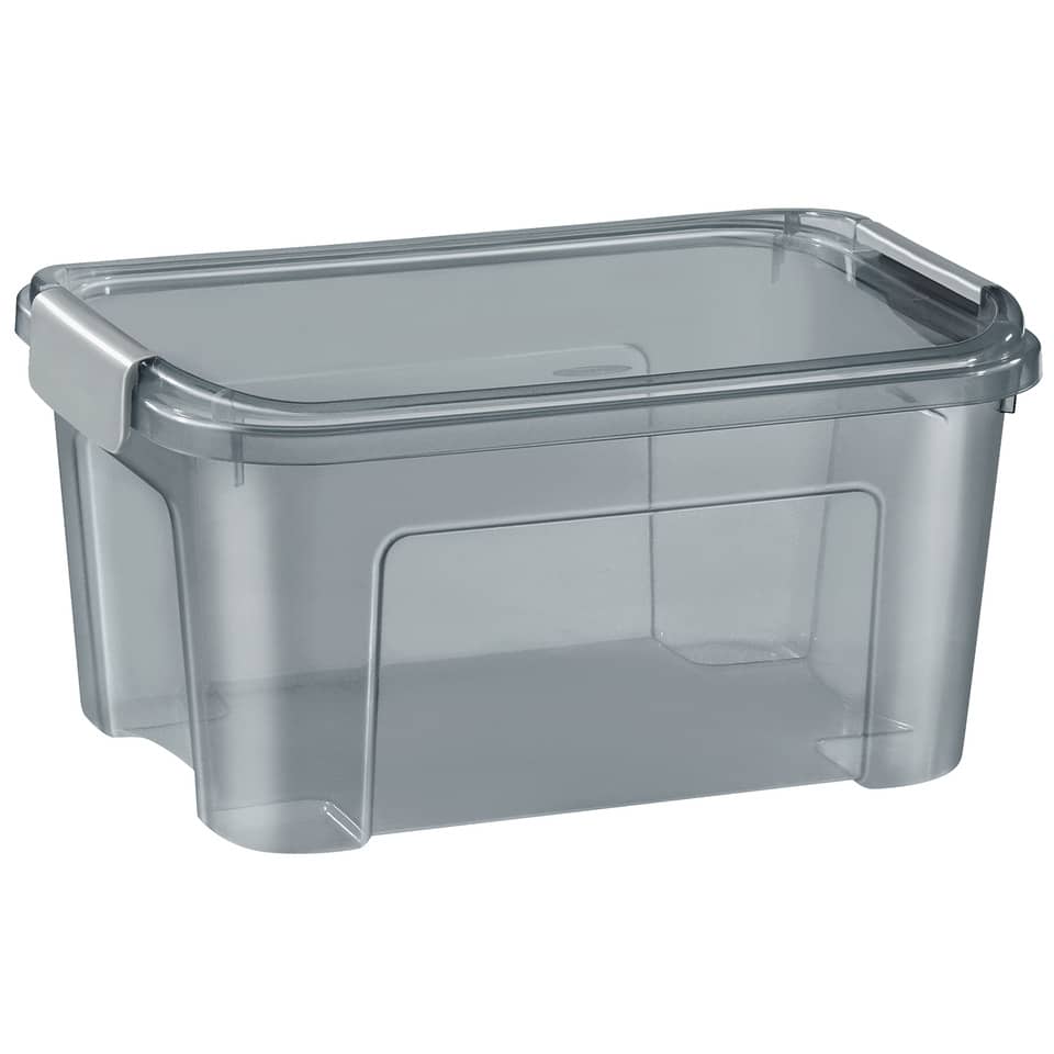Aufbewahrungsbehälter, Transparent, Klarplastik, Deckel, Kiste