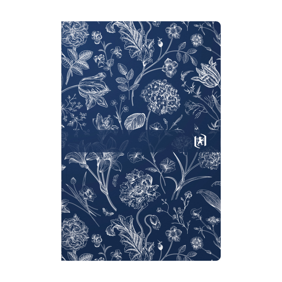 Wallpaper, Floral pattern, Blue background, Botanical, Fabric print