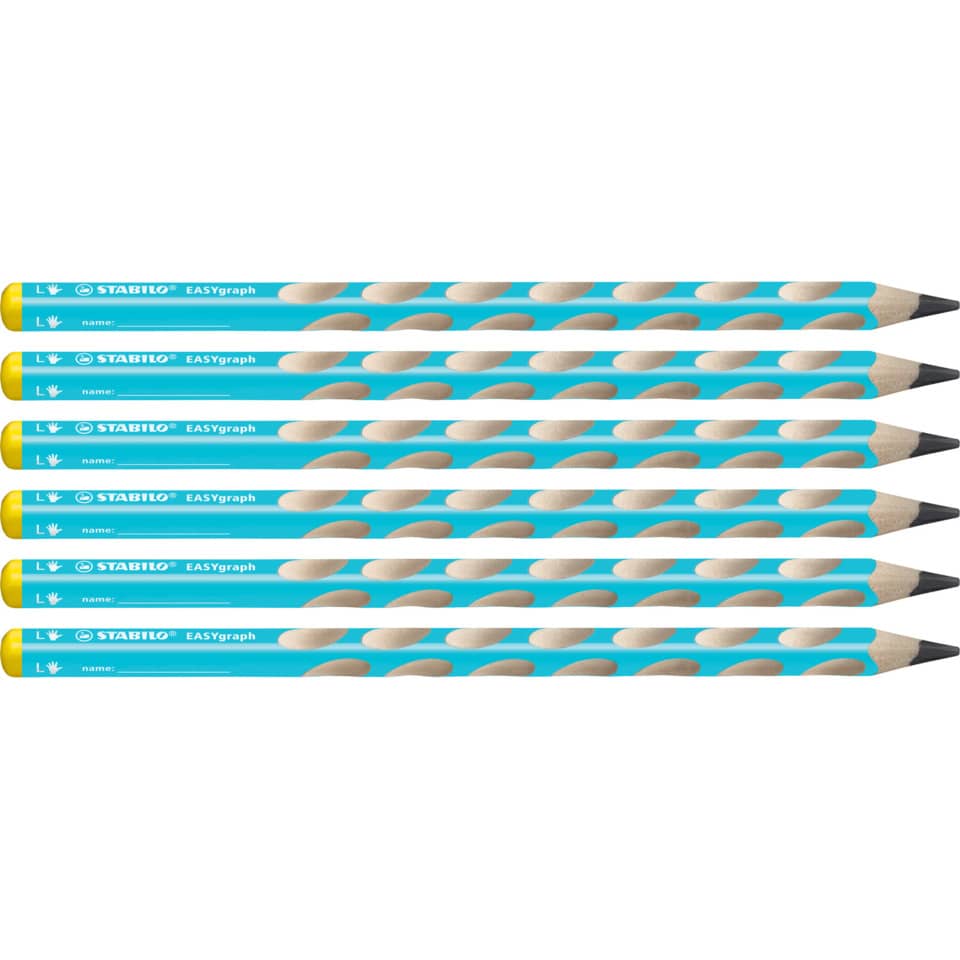 Bleistift, Bleistifte, Holzminenbleistifte, Rundspitze, hellblau