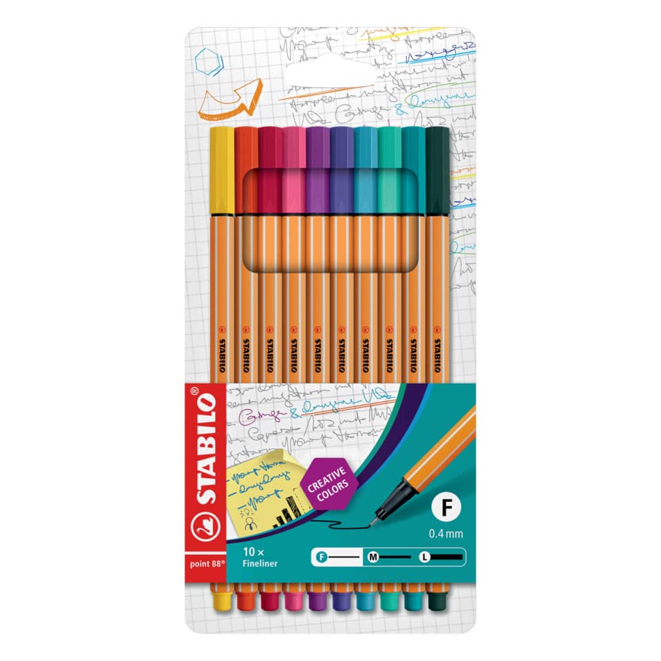 Buntstifte, Fineliner, Kunstbedarf, Skizzenstifte, Schreibset
