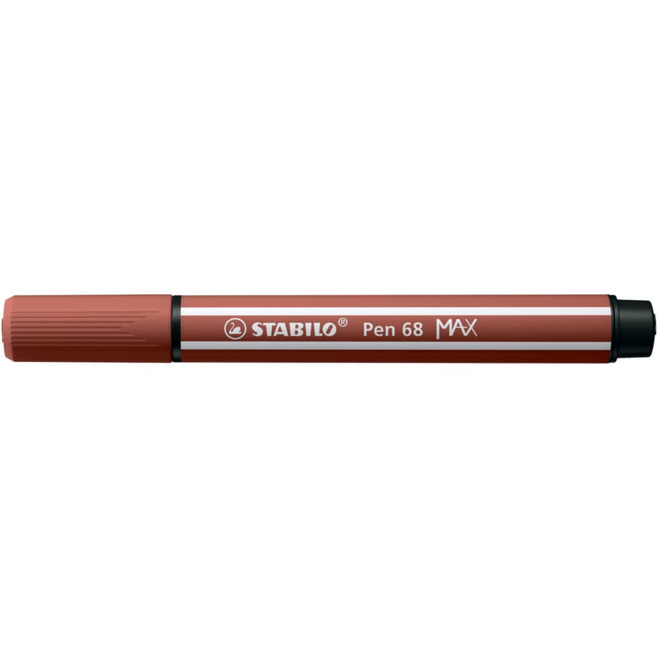 Marker, Permanenter Marker, Filzstift, Braun, STABILO PEN 68