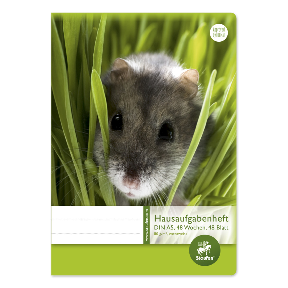 baby hamster, Hamster, Tierheft, Gras, Notizbuch