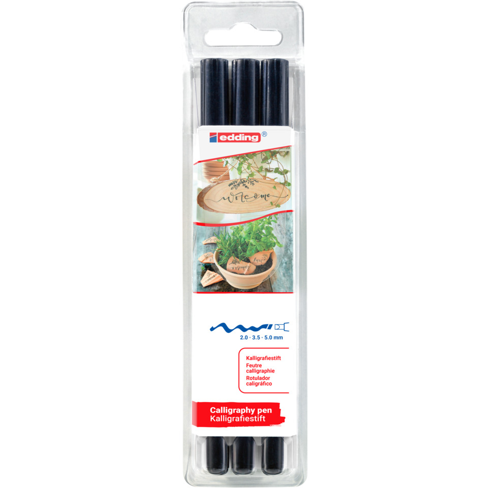 Kalligrafie-Stift, Marker-Set, Tintenstift, Edding, Dekorationsspitze