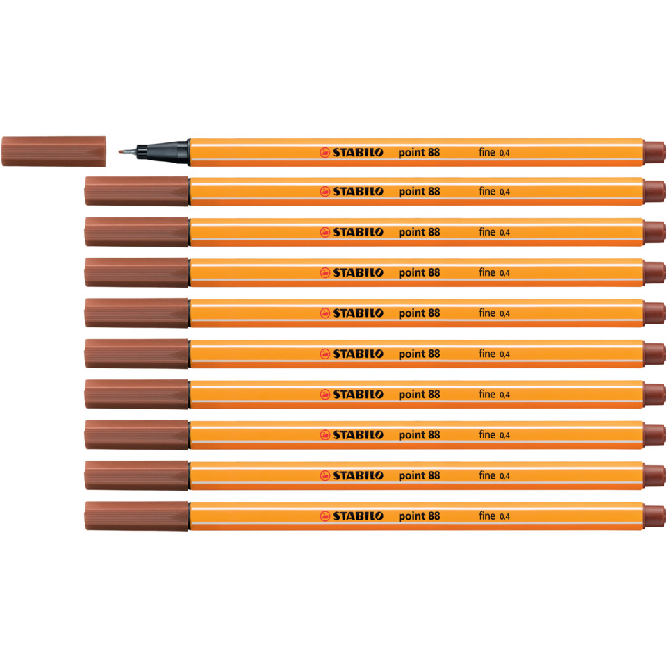 Marker, Orange, Whiteboard marker, Point 88, Feine 0,4