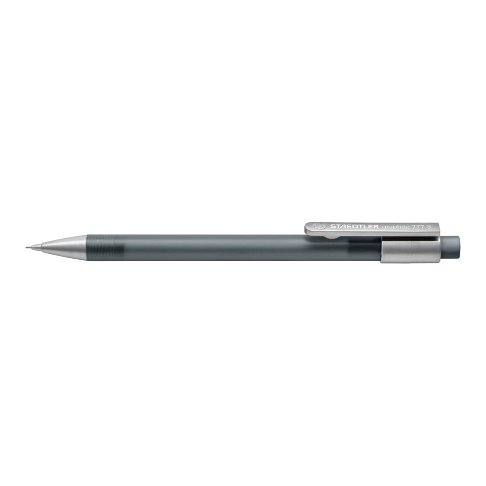 mechanische Bleistift, Graphitblei, Bleistift Hülle, Klipper-Radiergummi, grau