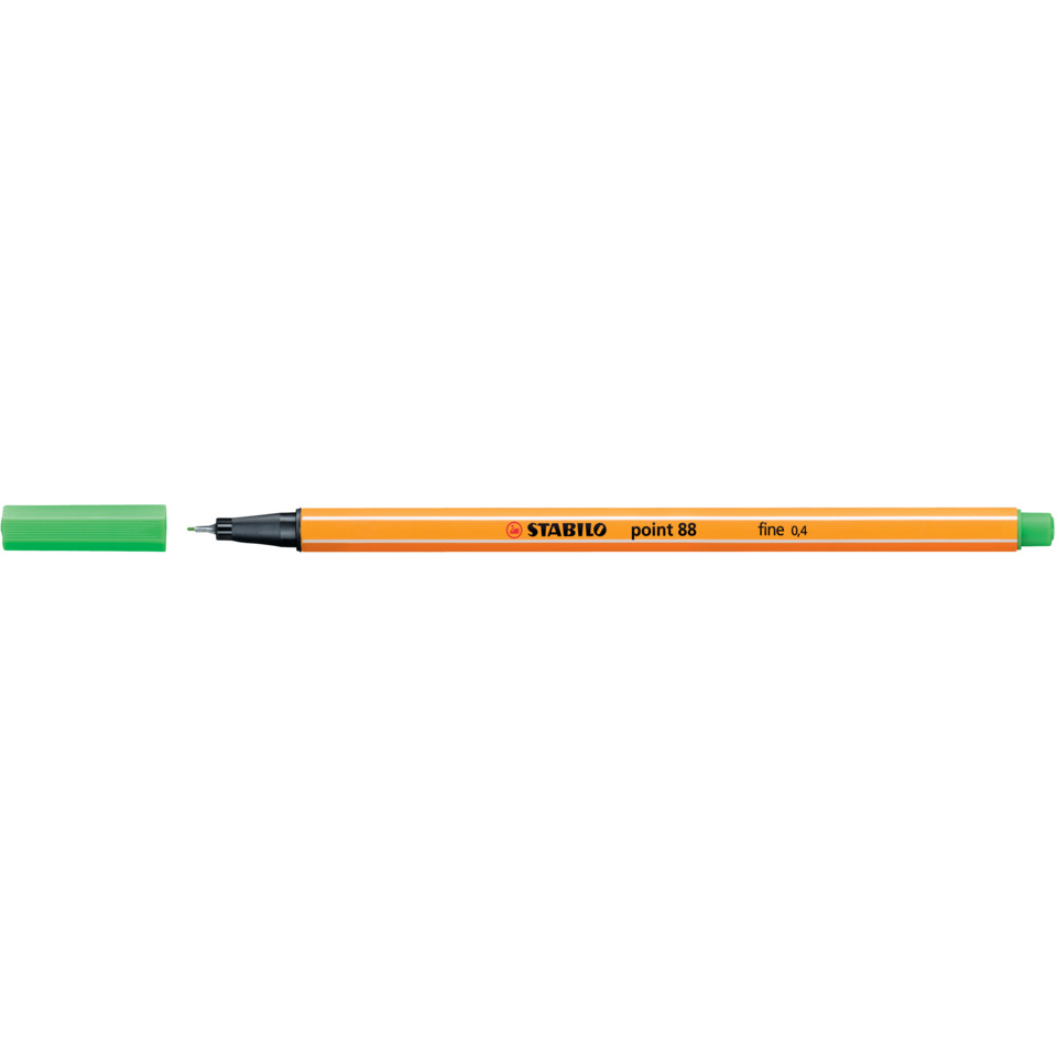 Marker, Permanent marker, Orange marker, Feiner Punkt, Stabilo