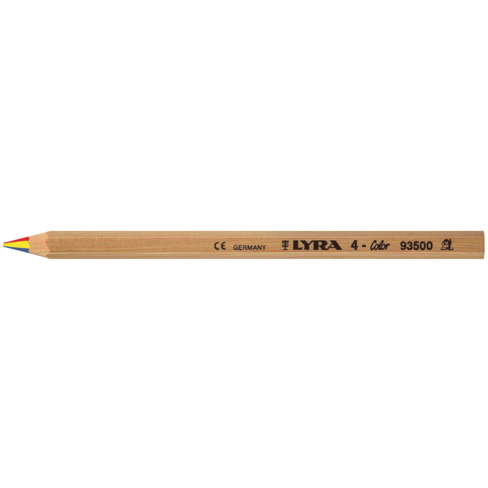 Bleistift, Holz, Bleistiftspitze, 4-Kolor?, Markierung