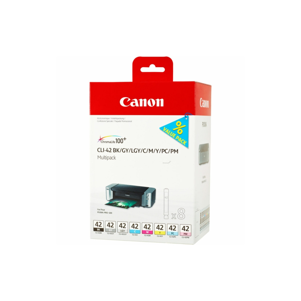 Tintenpatronen, Canon, Multipack, 42er Patronen, Kolorierte Patronen